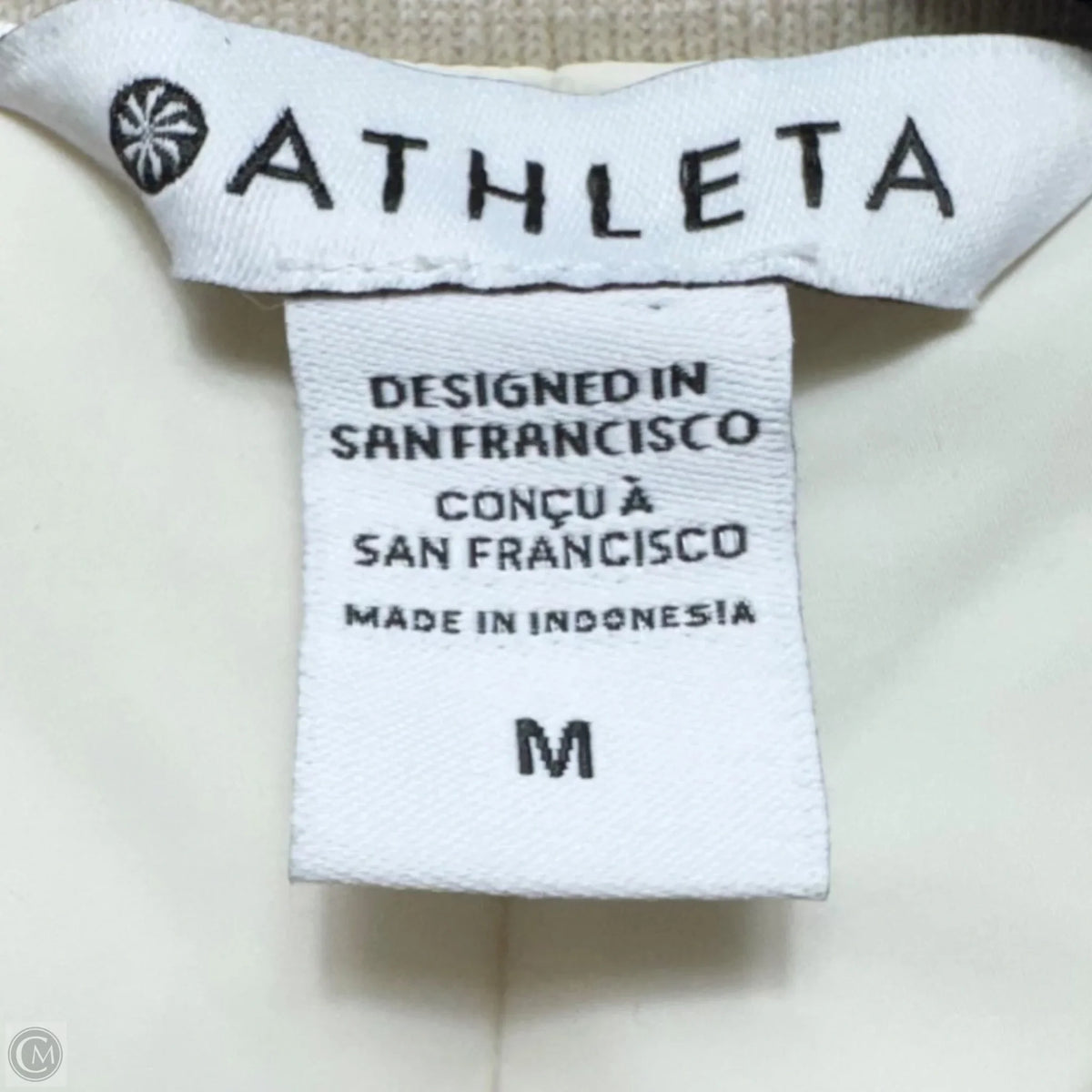 Jacket Puffer & Quilted By Athleta In Cream, Size: M