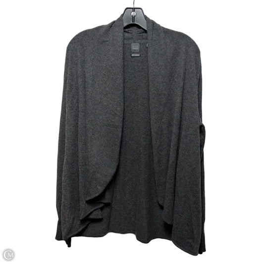 Cashmere Sweater Cardigan By Saks Fifth Avenue In Grey, Size: Xl