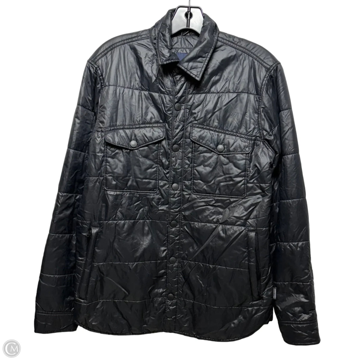 Jacket Puffer & Quilted By Gap In Black, Size: S