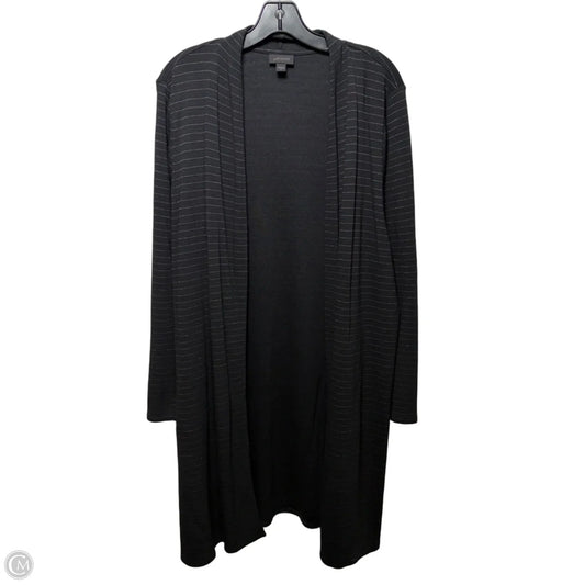 Metallic Stripe Sweater Cardigan By J. Jill In Striped Pattern, Size: Xl