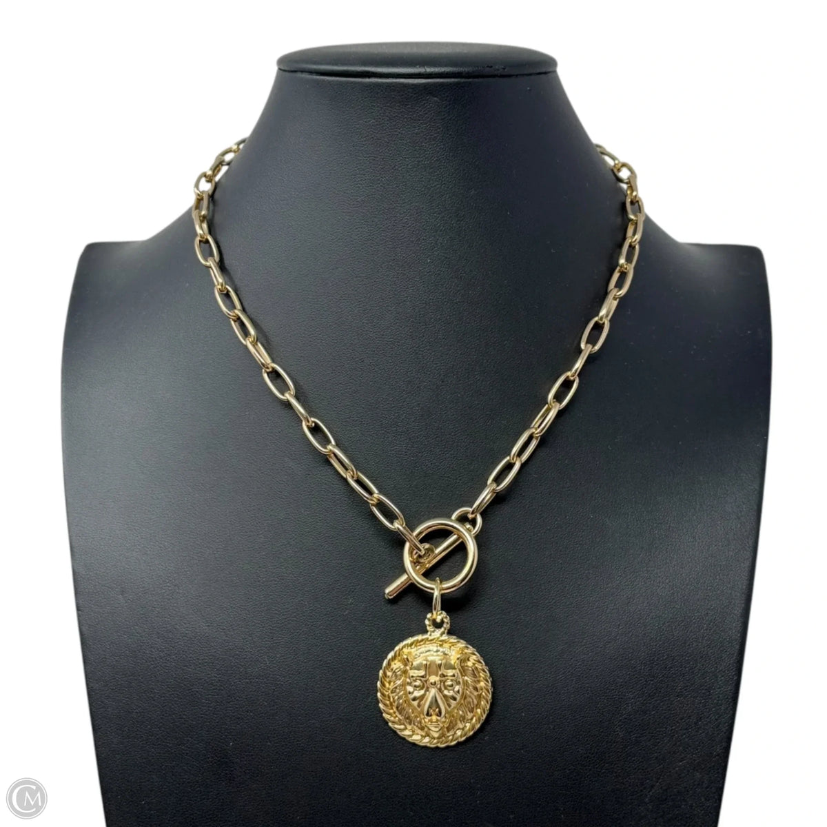Lion Coin Toggle Necklace