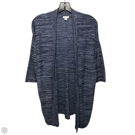 Sweater Cardigan By Pure Jill In Blue, Size: Xsp