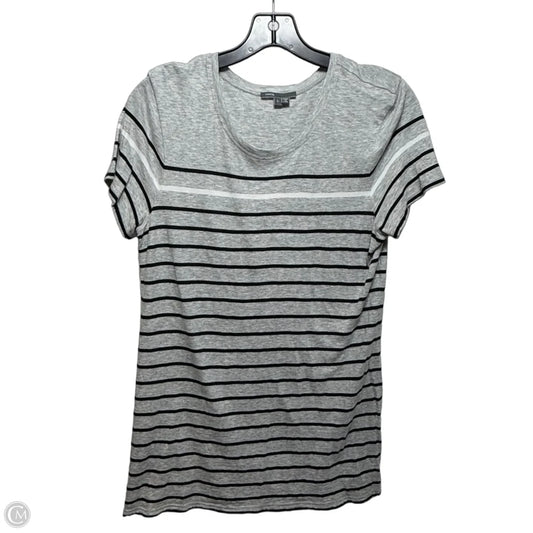 Top Short Sleeve Basic By Vince In Striped Pattern, Size: L