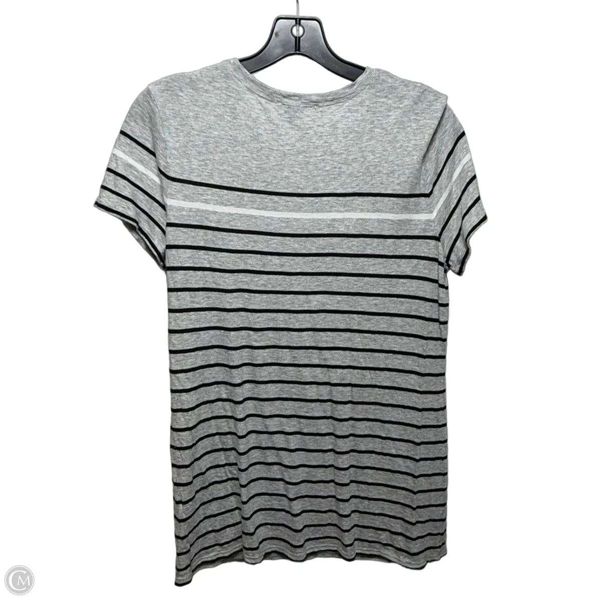 Top Short Sleeve Basic By Vince In Striped Pattern, Size: L