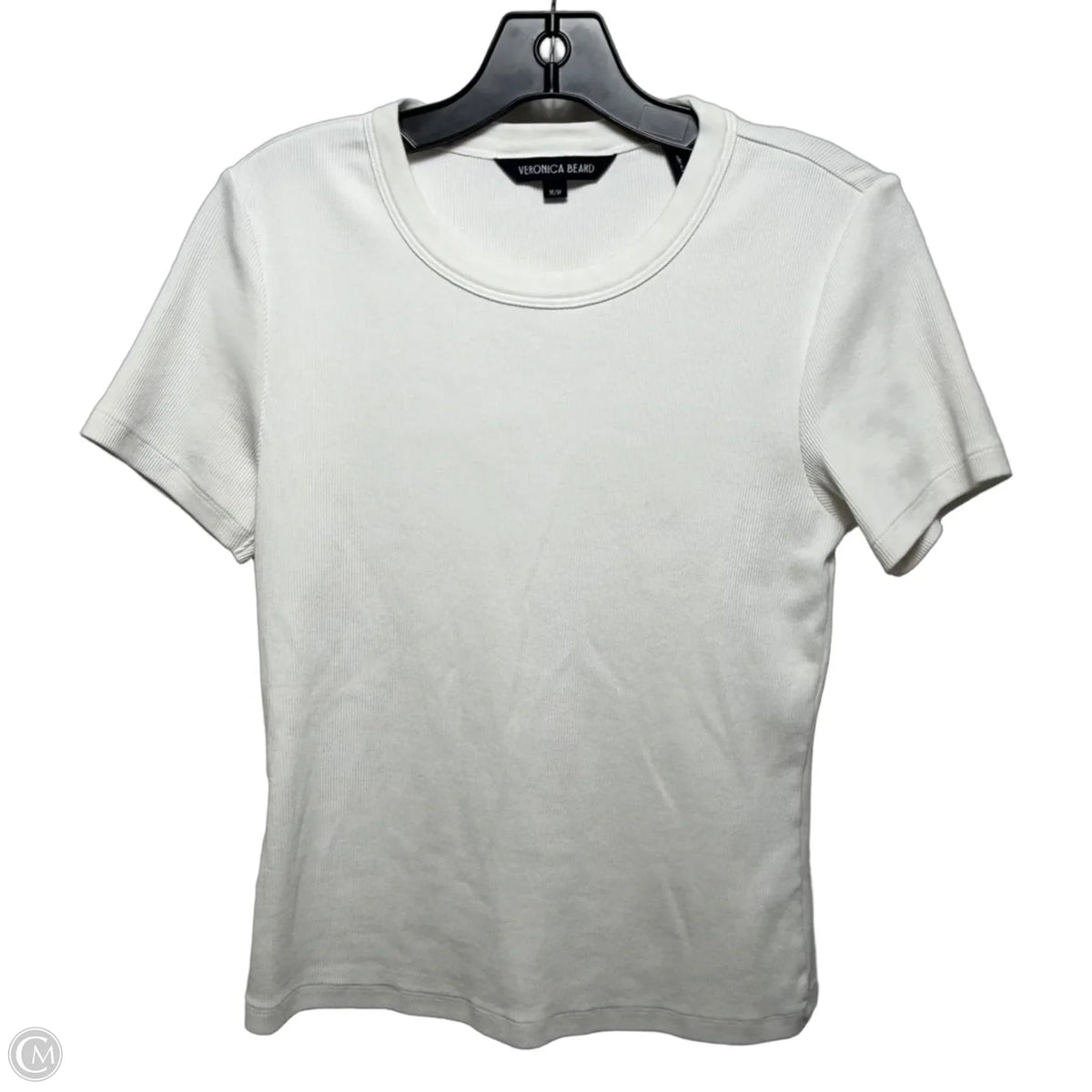 Top Short Sleeve Basic By Veronica Beard In White, Size: M