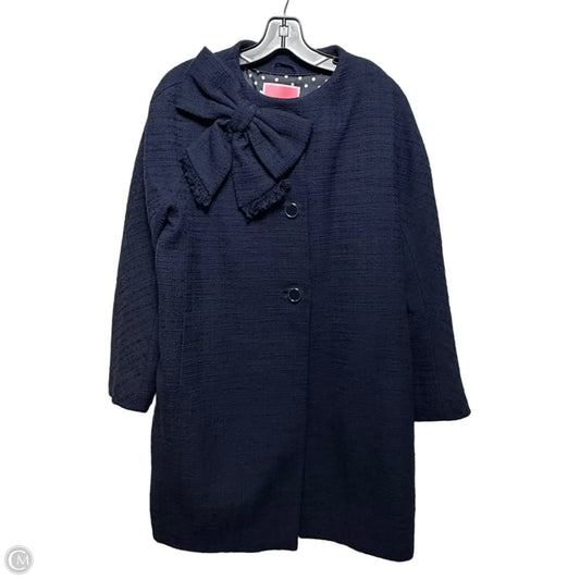 Coat Designer By Kate Spade In Navy, Size: L