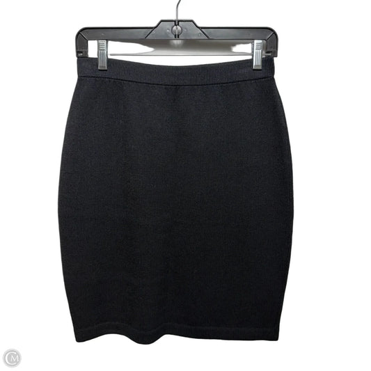 Knit Short Skirt Designer By St. John In Black, Size: 6