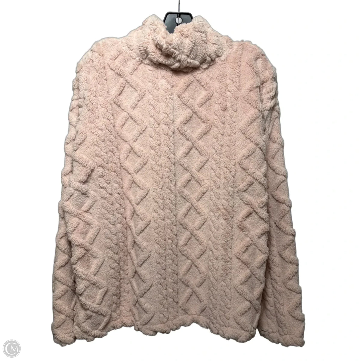 Sweatshirt Collar By Eddie Bauer In Pink, Size: Xl