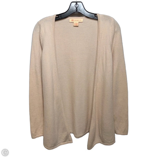 Sweater Cardigan Cashmere By Wythe NY In Peach, Size: M