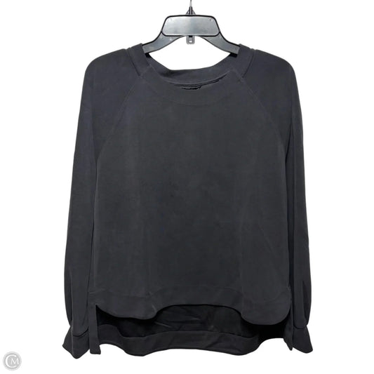 Athletic Sweatshirt Crewneck By Athleta In Black, Size: L