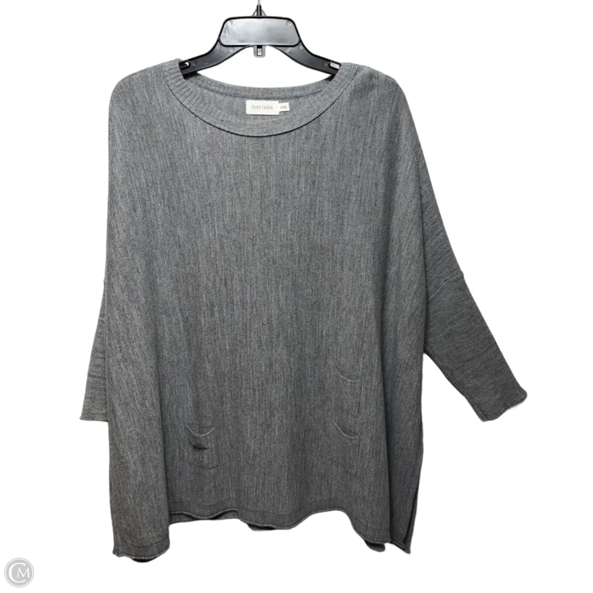 Sweater By Mer Sea In Grey, Size: L
