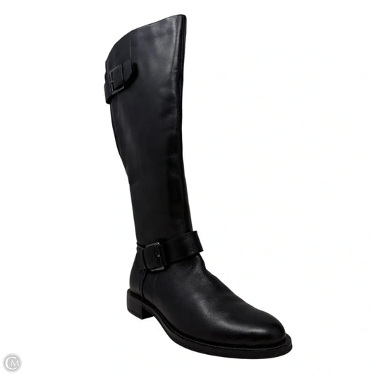 Boots Knee Flats By Ecco In Black, Size: 8.5 (39)