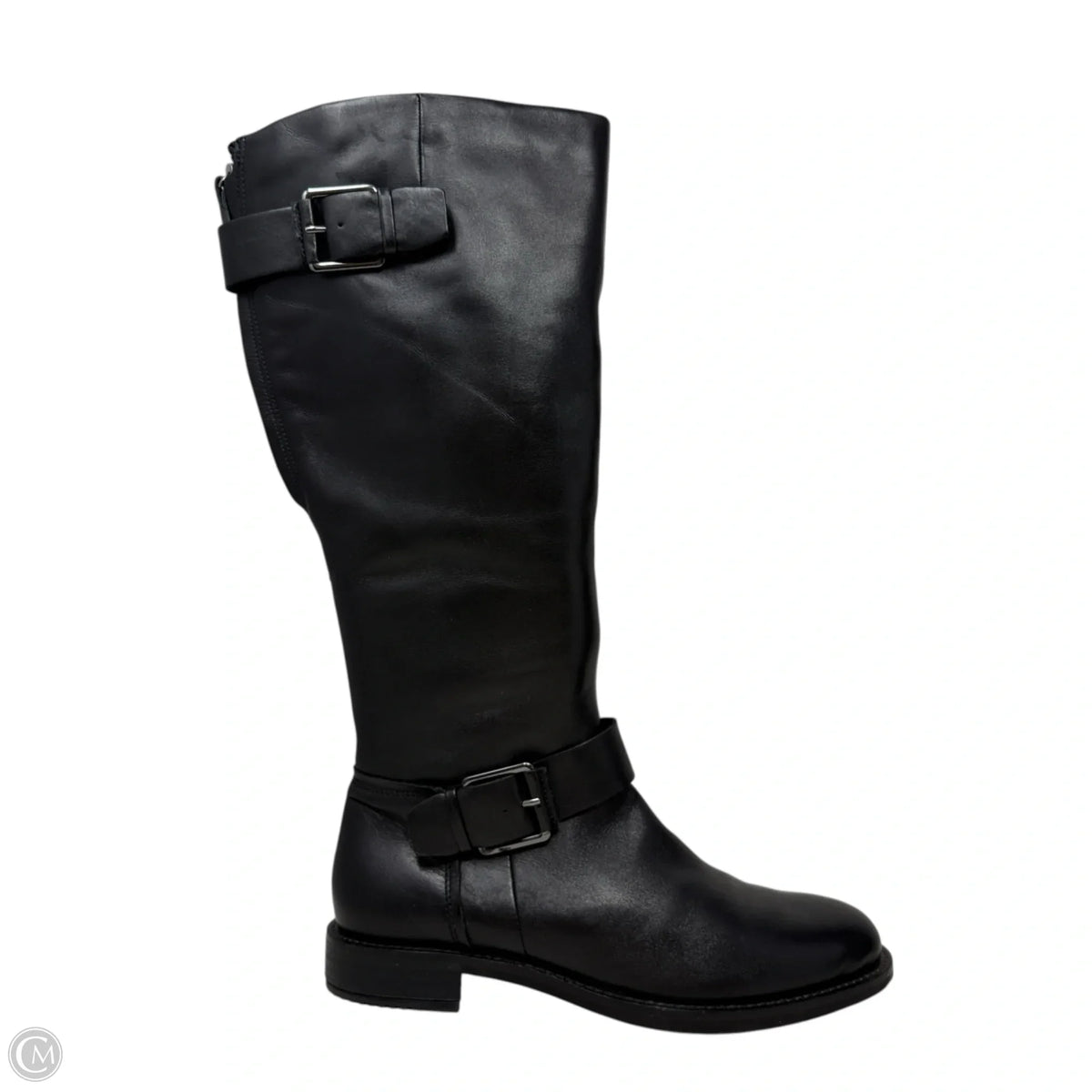 Boots Knee Flats By Ecco In Black, Size: 8.5 (39)