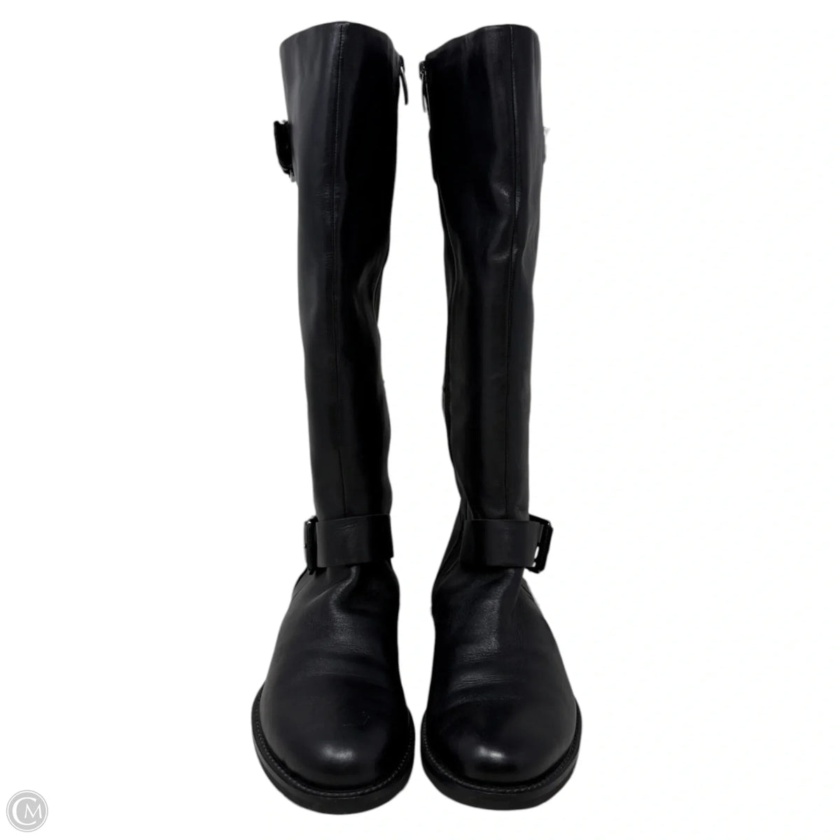 Boots Knee Flats By Ecco In Black, Size: 8.5 (39)
