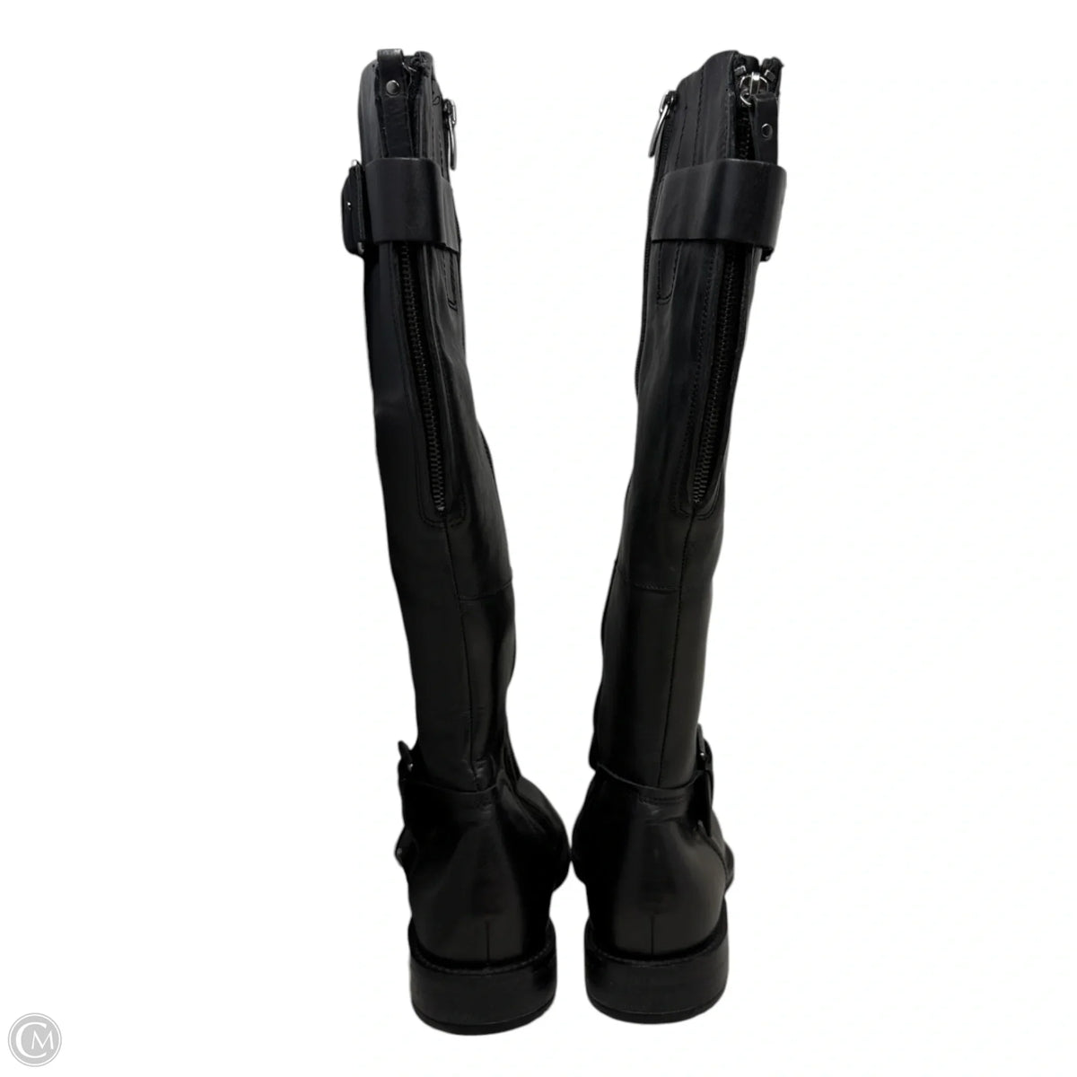 Boots Knee Flats By Ecco In Black, Size: 8.5 (39)