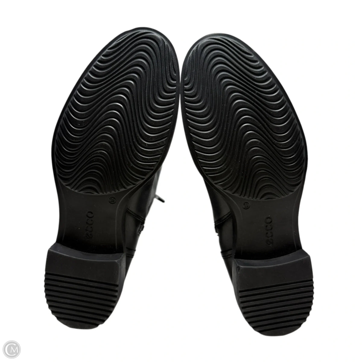 Boots Knee Flats By Ecco In Black, Size: 8.5 (39)