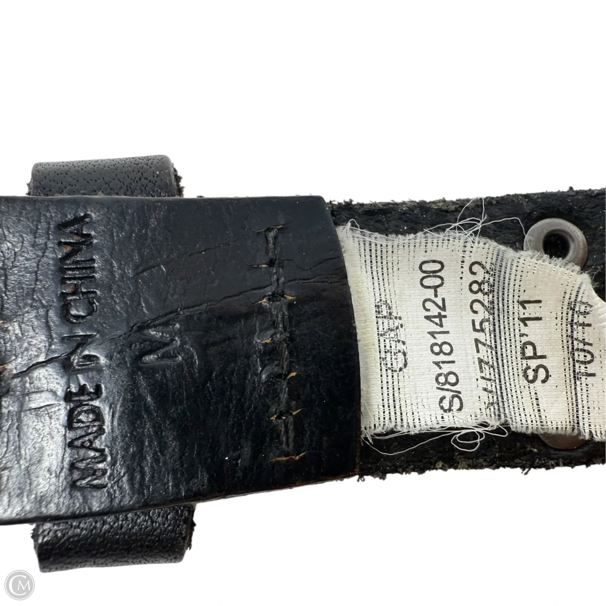 Studded Leather Belt By Gap, Size: Medium