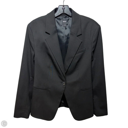Blazer By Hugo Boss In Black, Size: 12