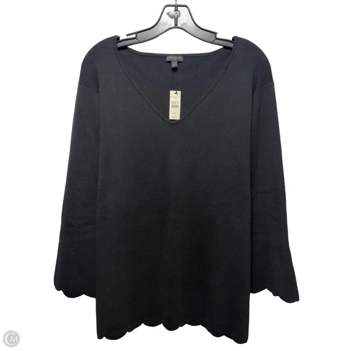 Sweater By Talbots In Black, Size: 3x