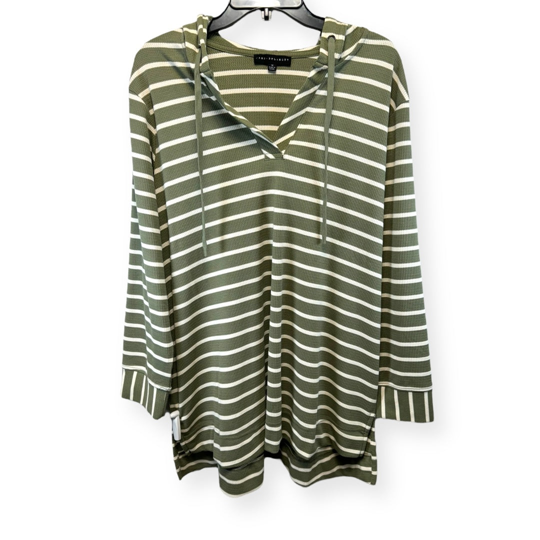 Striped Sweatshirt Hoodie Jane And Delancey, Size 1x