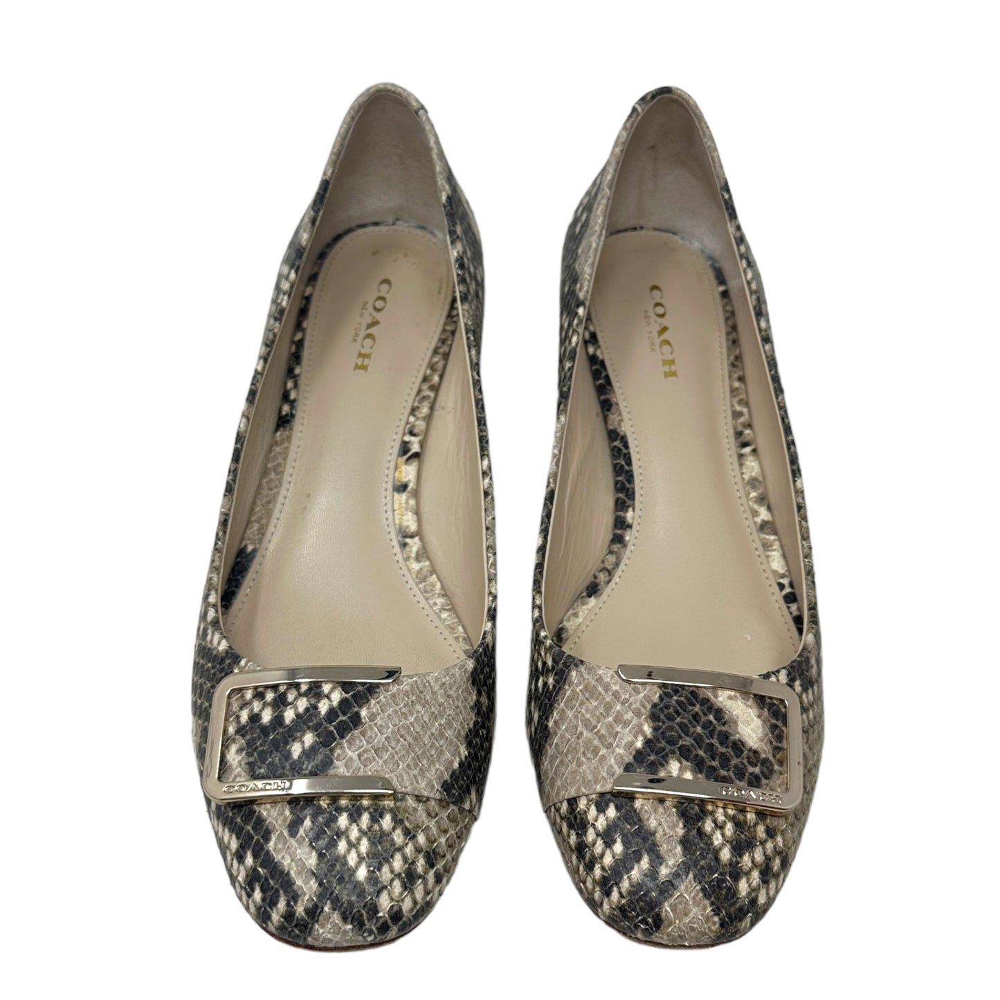 Isla Classic Pump - Snake Print Shoes Designer By Coach  Size: 6.5