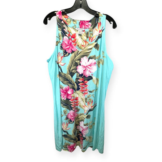 Tropical Print Dress Casual Midi Tommy Bahama, Size Xl