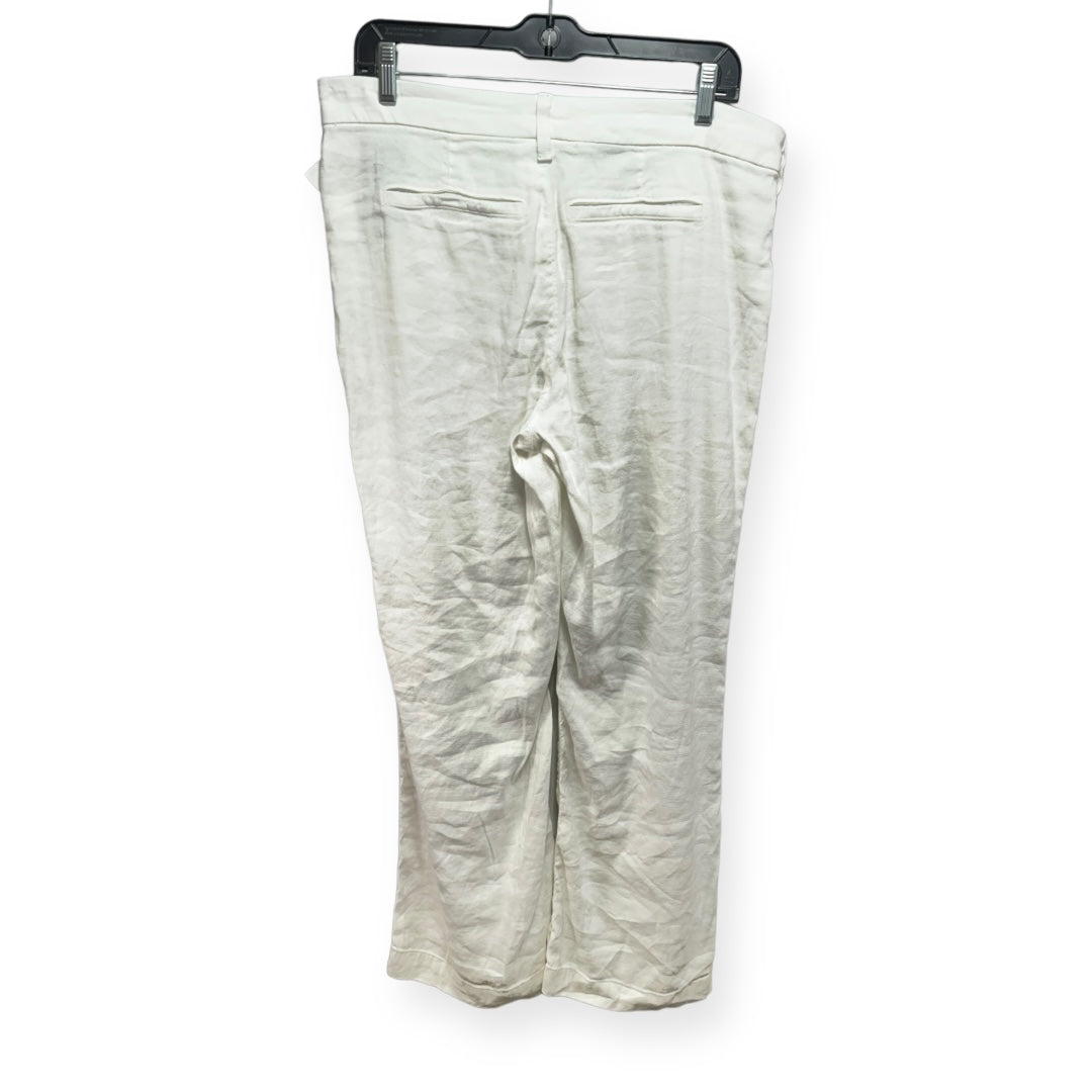 Linen White Pants Linen Not Your Daughters Jeans, Size 12