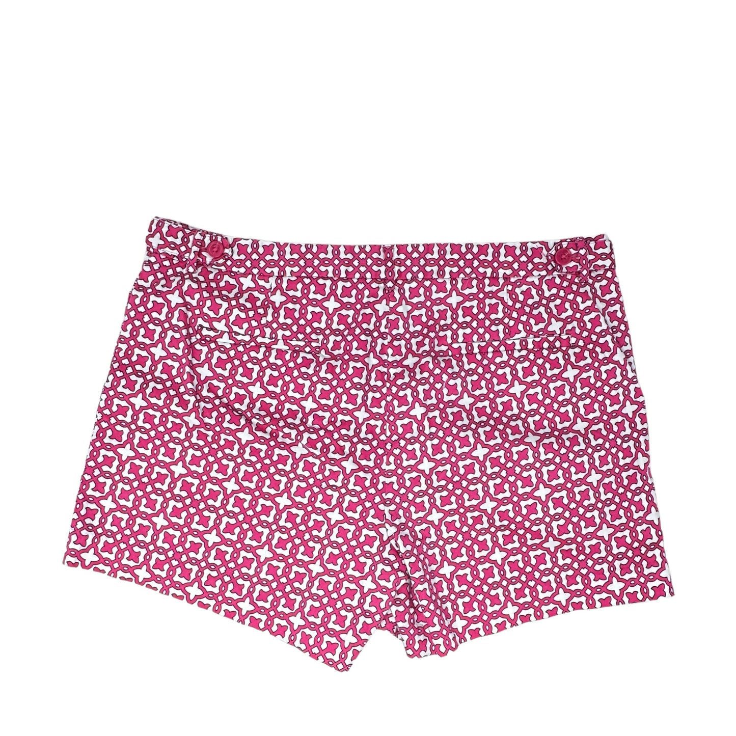 Pink & White Shorts Laundry By Shelly Segal, Size 10