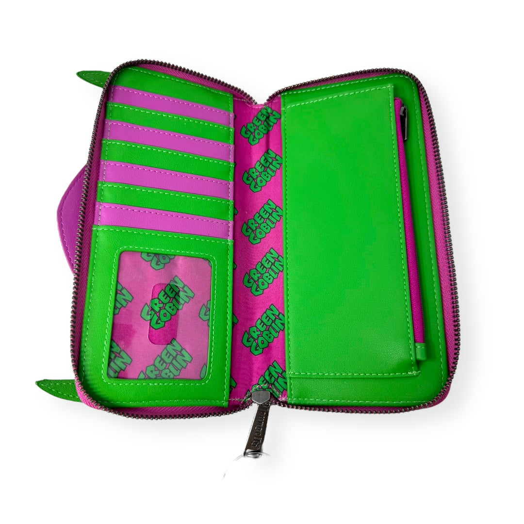 Marvel Green Goblin Zip Around Wallet By Loungefly  Size: Large