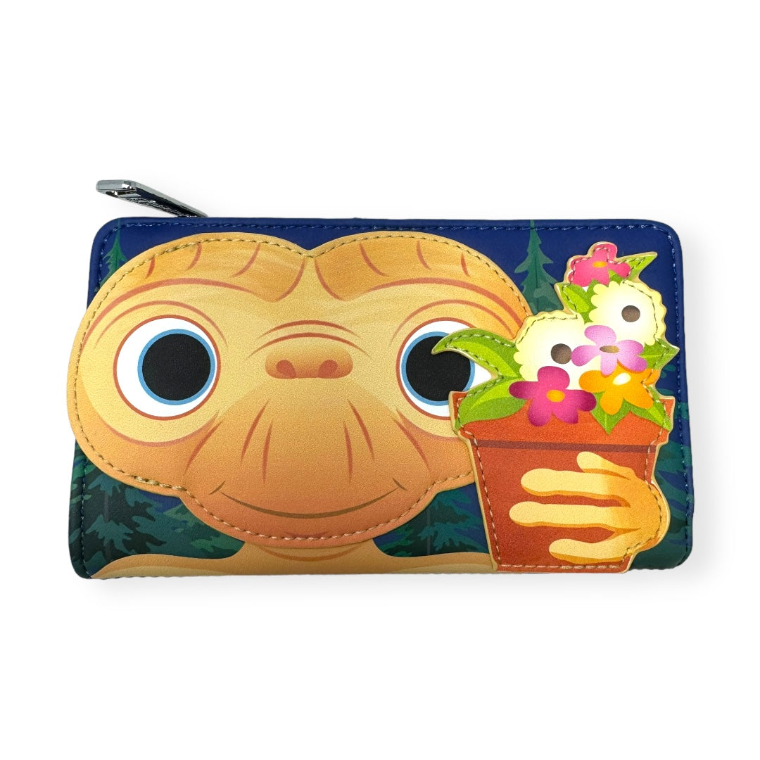 Universal - ET Flower Pot Flap Wallet By Loungefly  Size: Medium