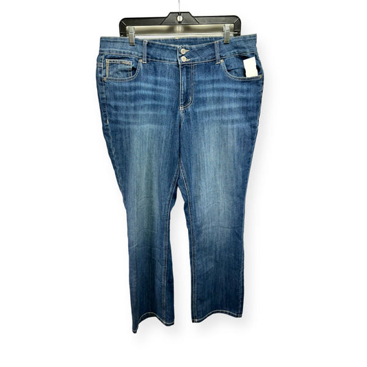 Blue Denim Jeans Boot Cut Maurices, Size 16