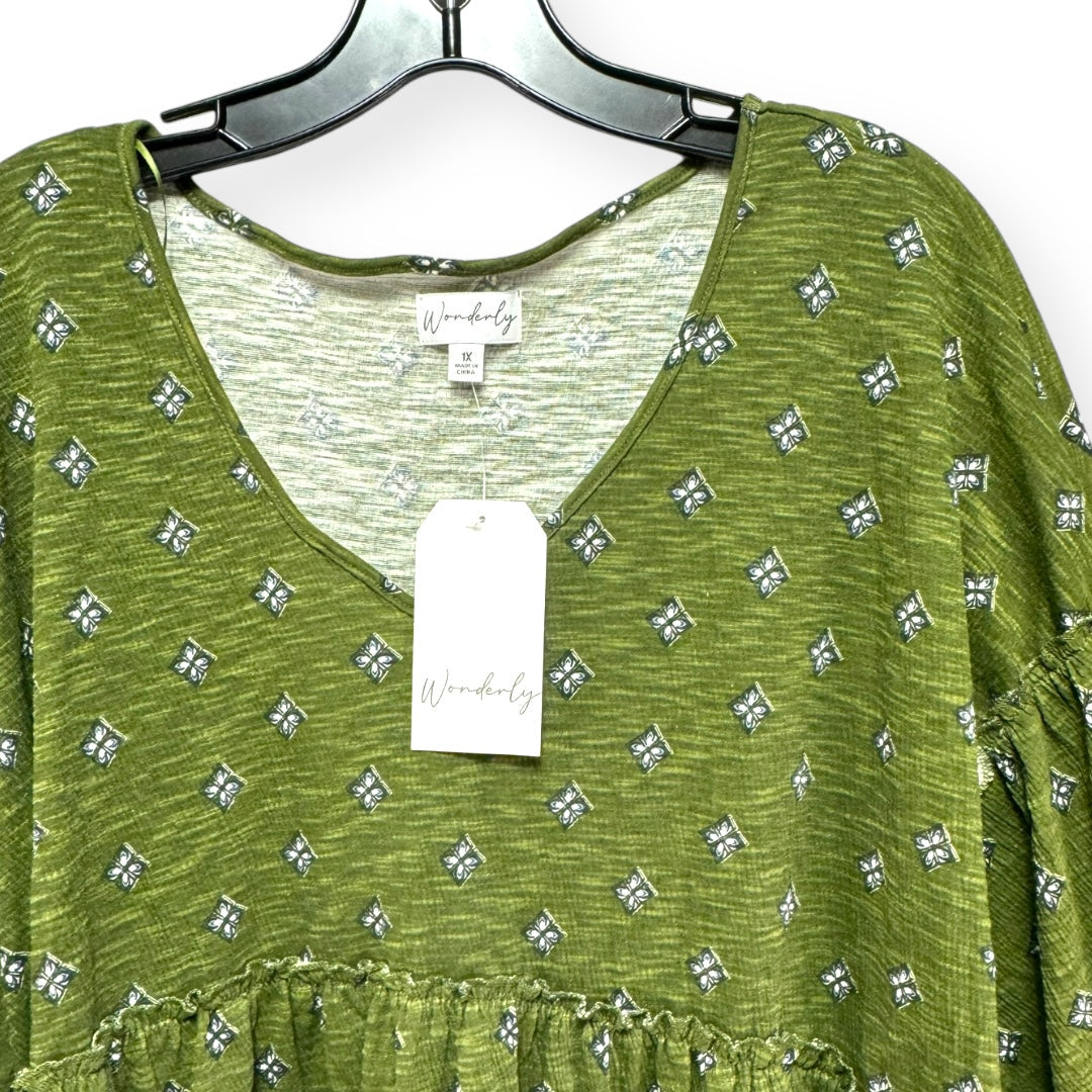 Top Long Sleeve By Wonderly  Size: 1x