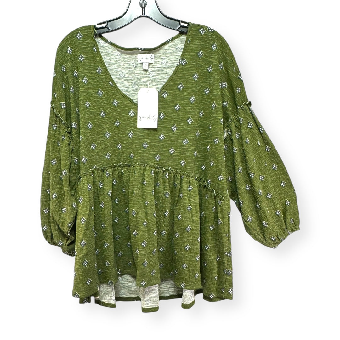 Top Long Sleeve By Wonderly  Size: 1x