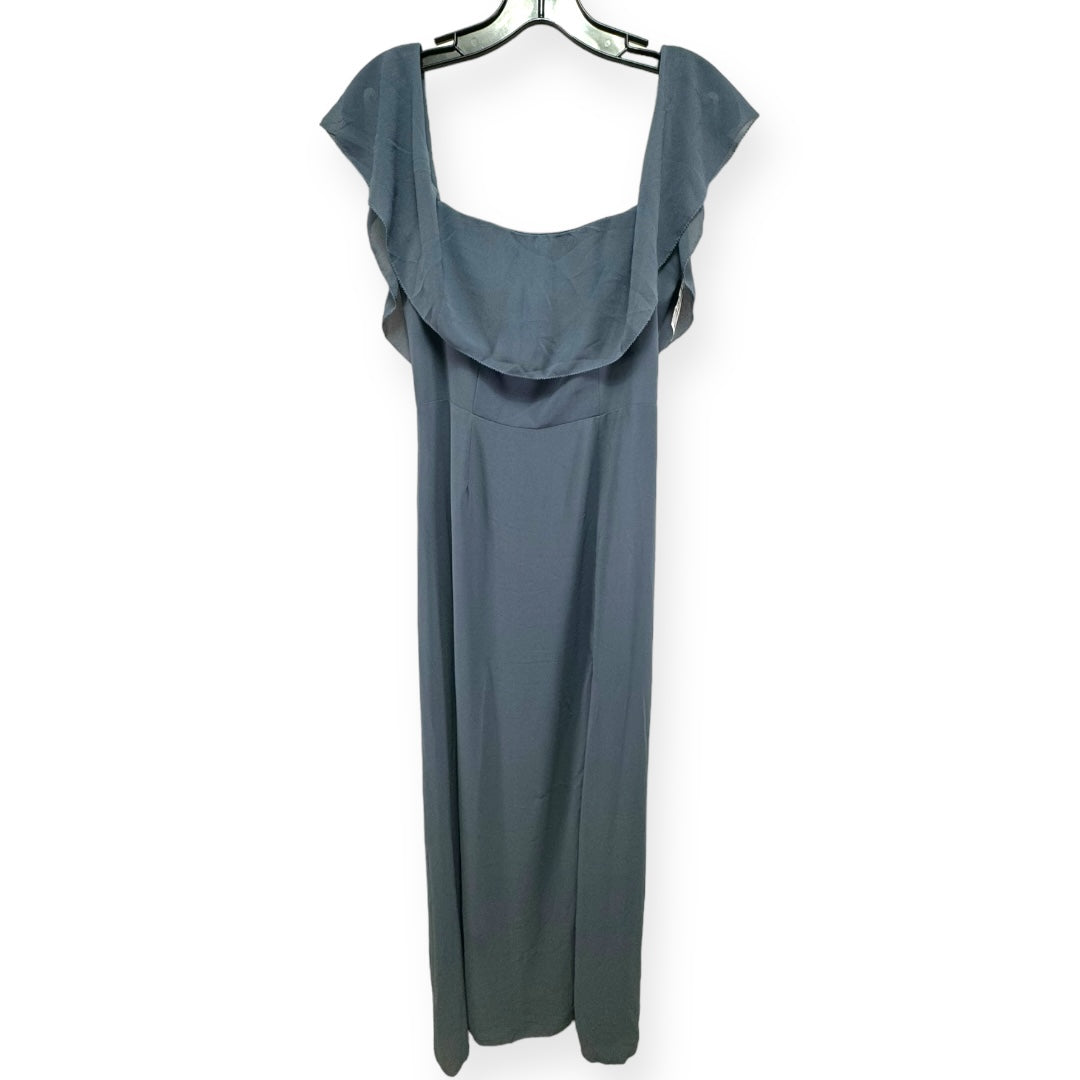 Grey Dress Party Long Tobi, Size S