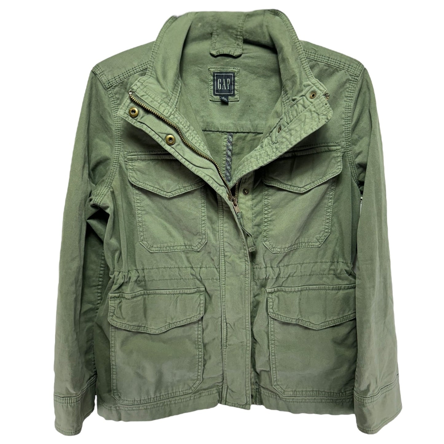 Jacket Utility By Gap In Green, Size: S