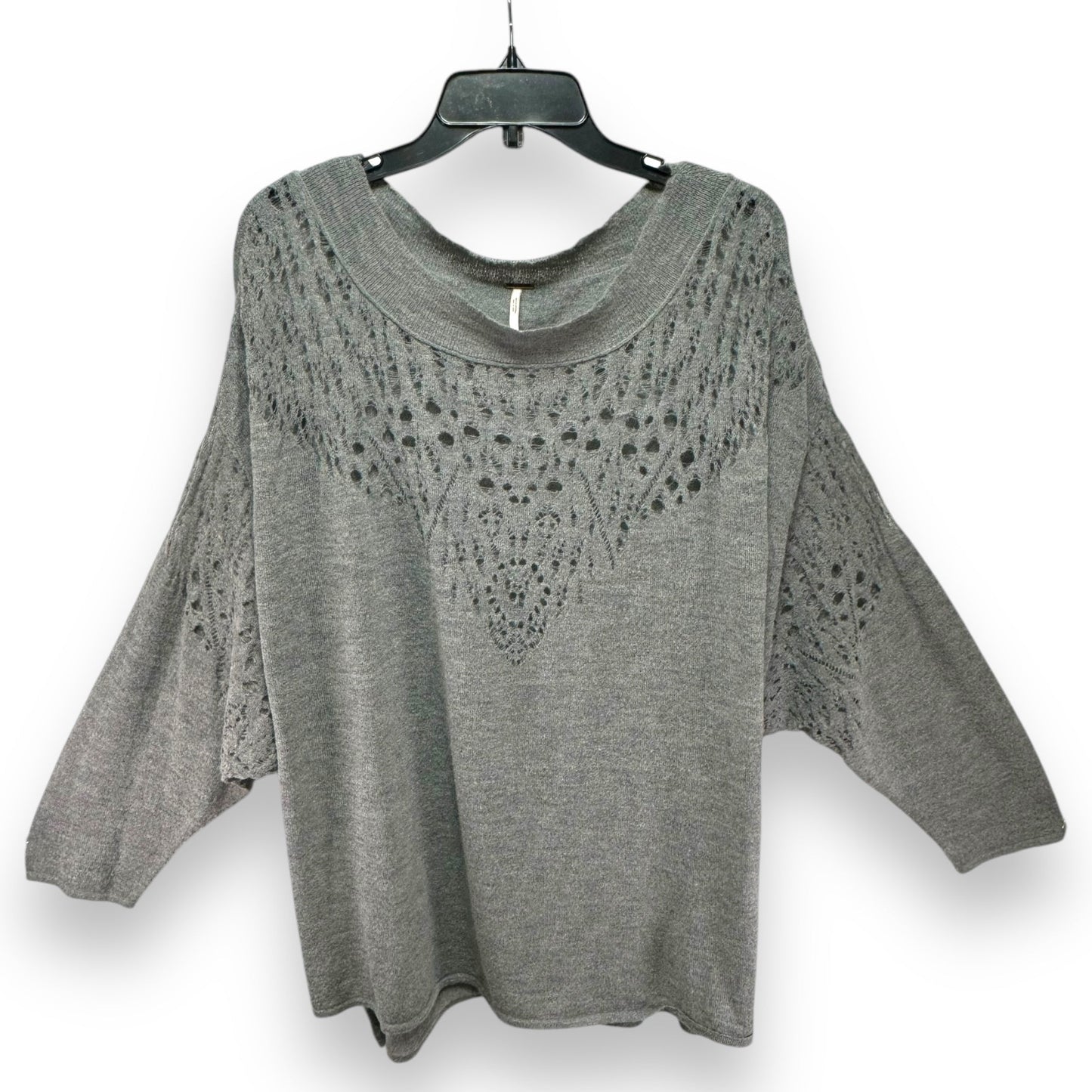 Sweater By Free People In Grey, Size: L