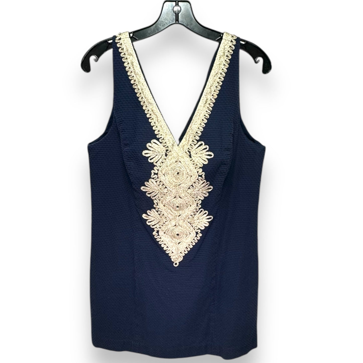 Junie Shift Dress Designer By Lilly Pulitzer In True Navy, Size: M