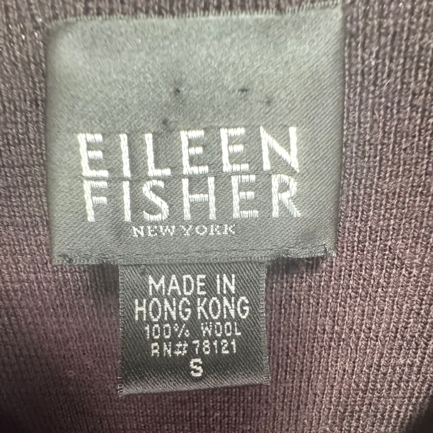 Purple Sweater Designer Eileen Fisher, Size S