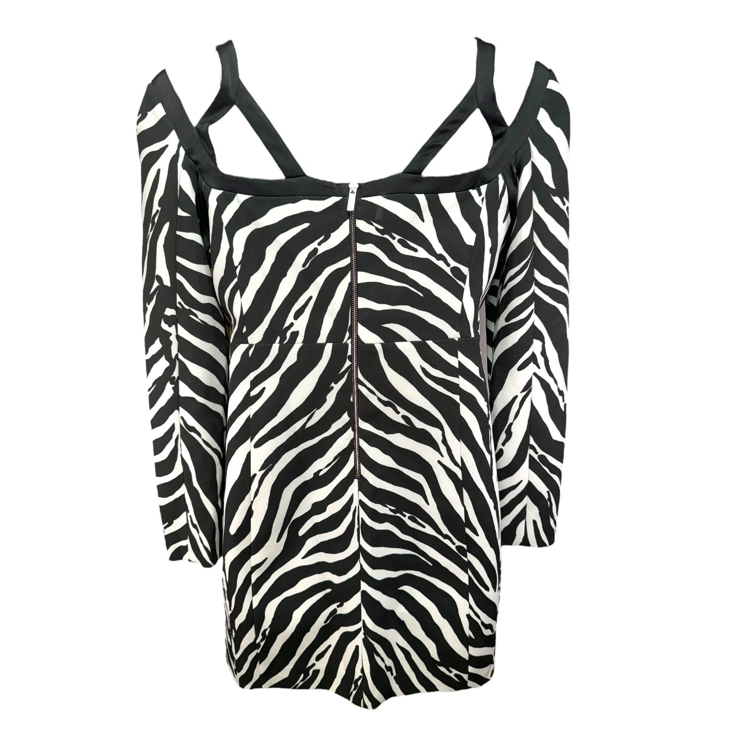 Zebra Printed Sleeved Mini Dress
Designer Karen Millen, Size 12