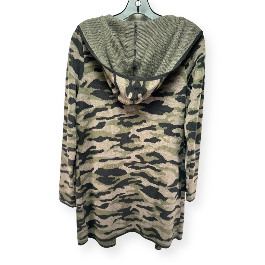 Camouflage Print Sweater Cardigan Rachel Zoe, Size M