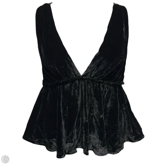 Lily Velvet Top By Free People In Black, Size: L