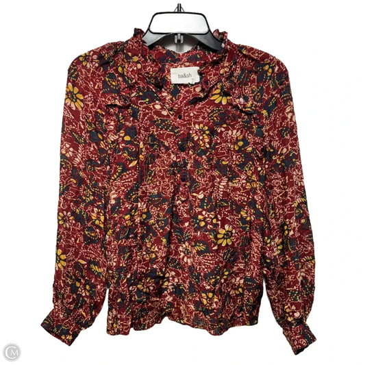 Blouse Long Sleeve By BA&SH In Floral Print, Size: Xs
