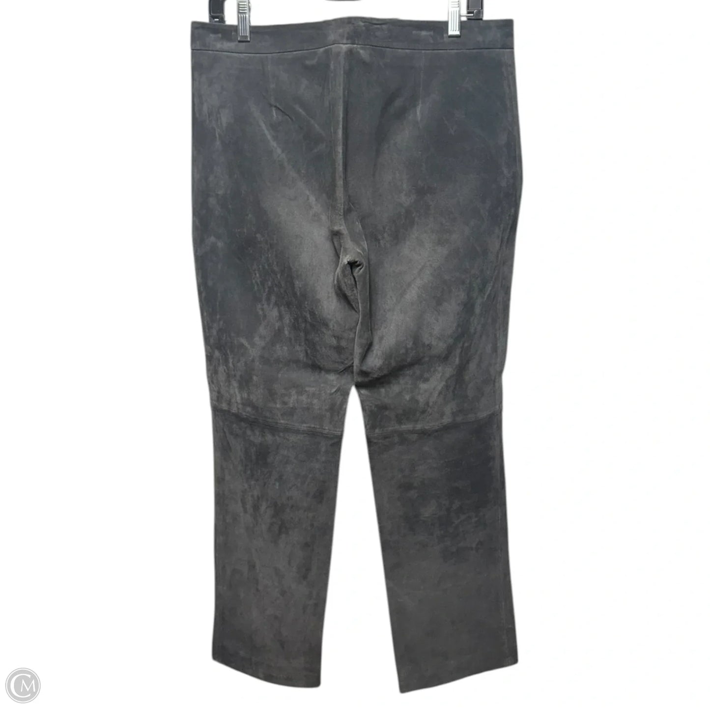 Suede Leather Pants By For Joseph In Grey, Size: 10/30