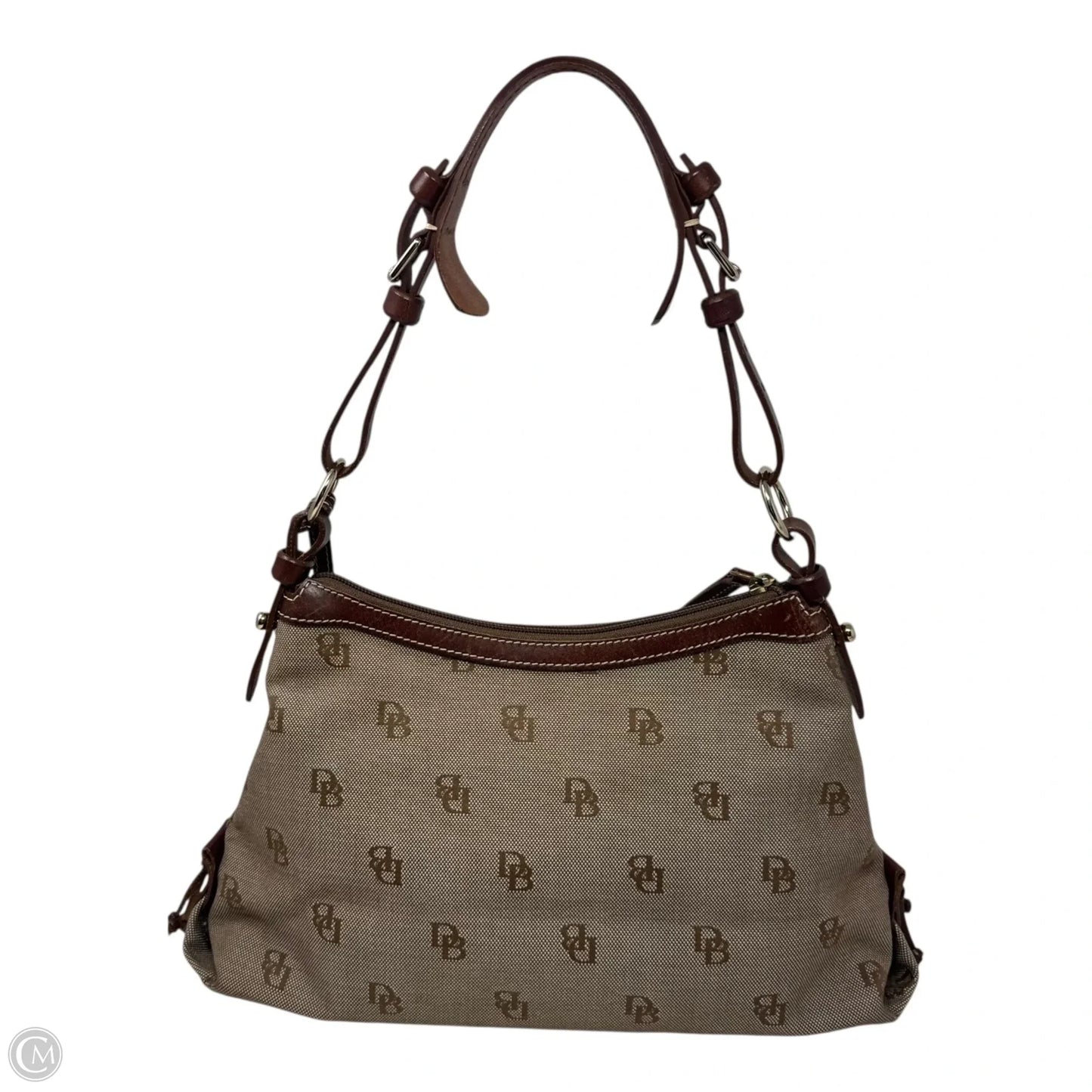 Vintage East West Hobo Handbag Designer By Dooney And Bourke, Size: Medium