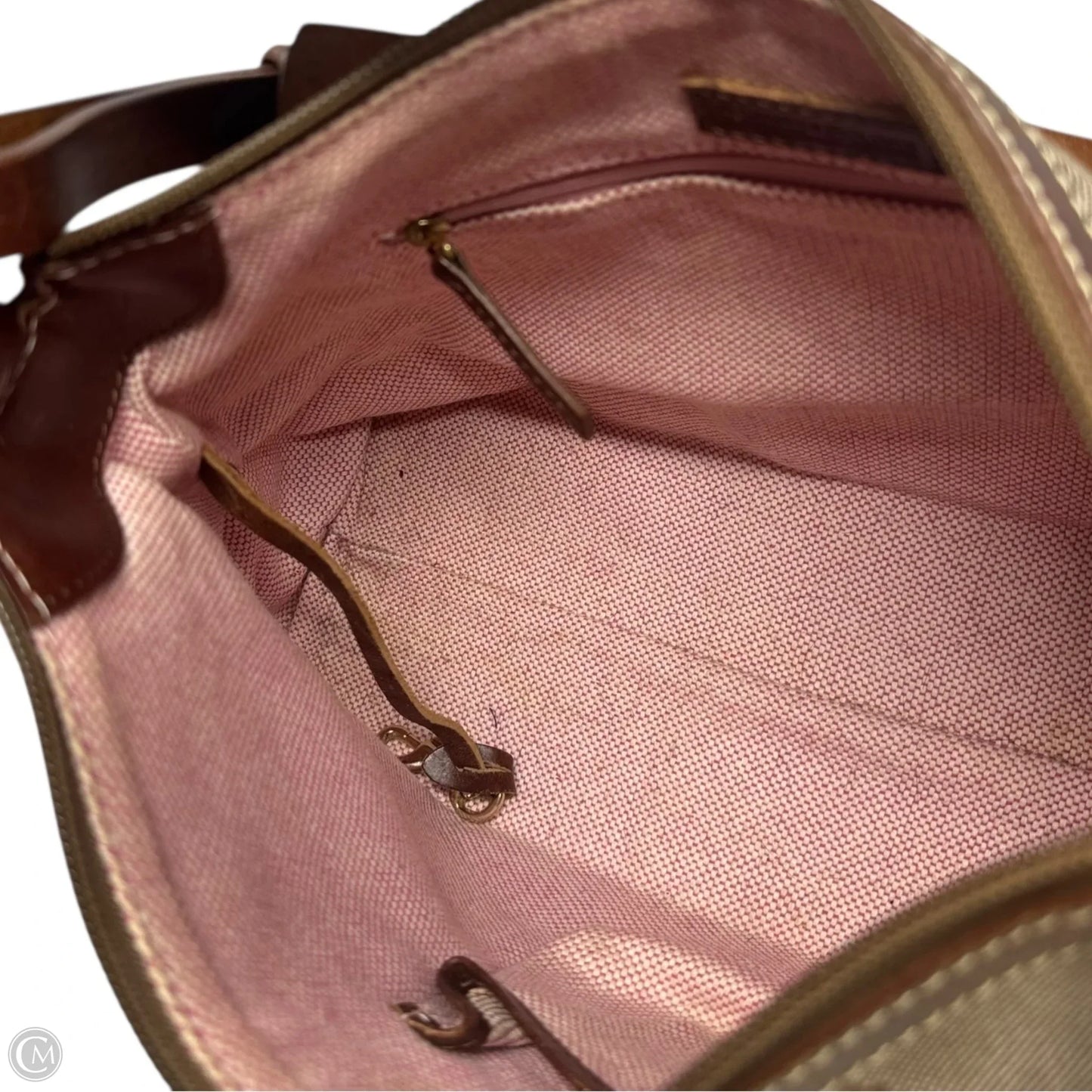 Vintage East West Hobo Handbag Designer By Dooney And Bourke, Size: Medium