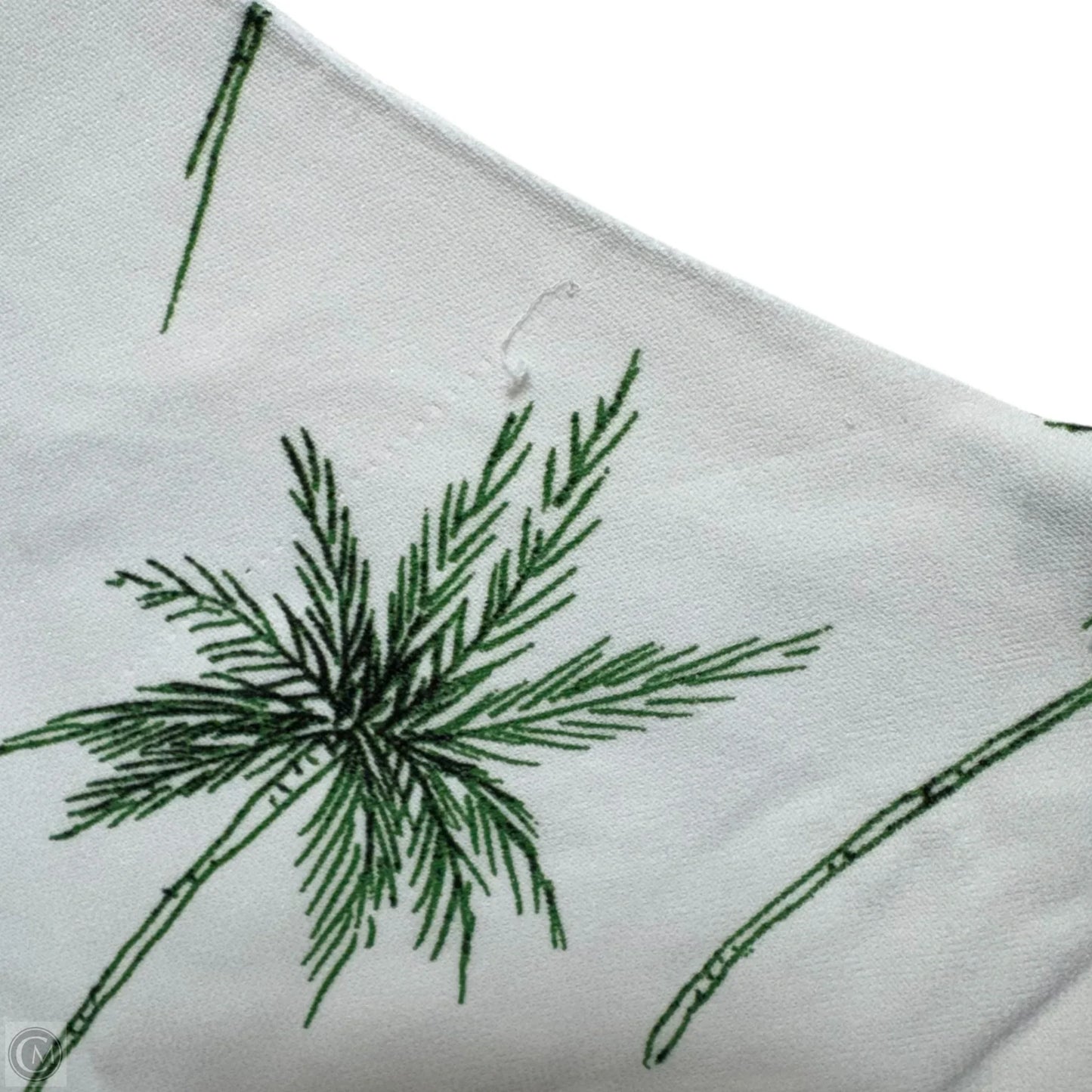 Spaghetti Strap Crossback Slip Dress Designer By Milly In Palm Tree Print, Size: 6