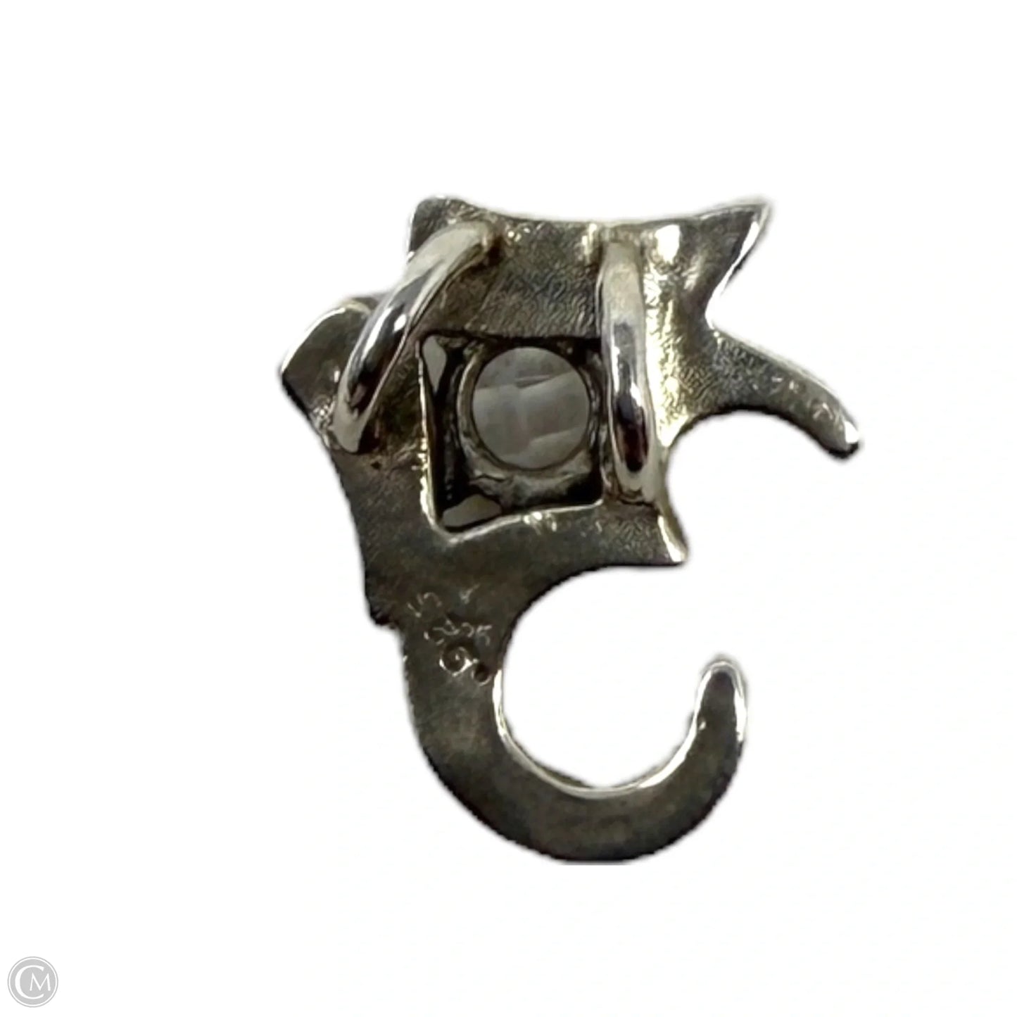 Sterling Silver & Crystal Om Pendant