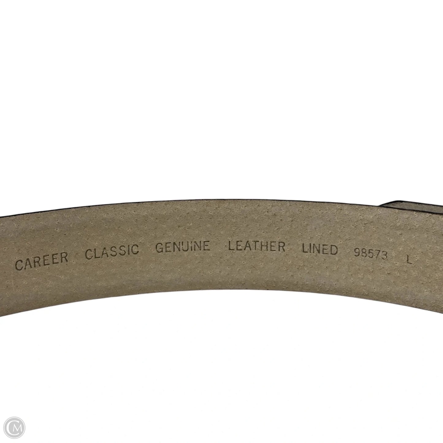 Career Classic Leather Lined Belt In Navy By Clothes Mentor