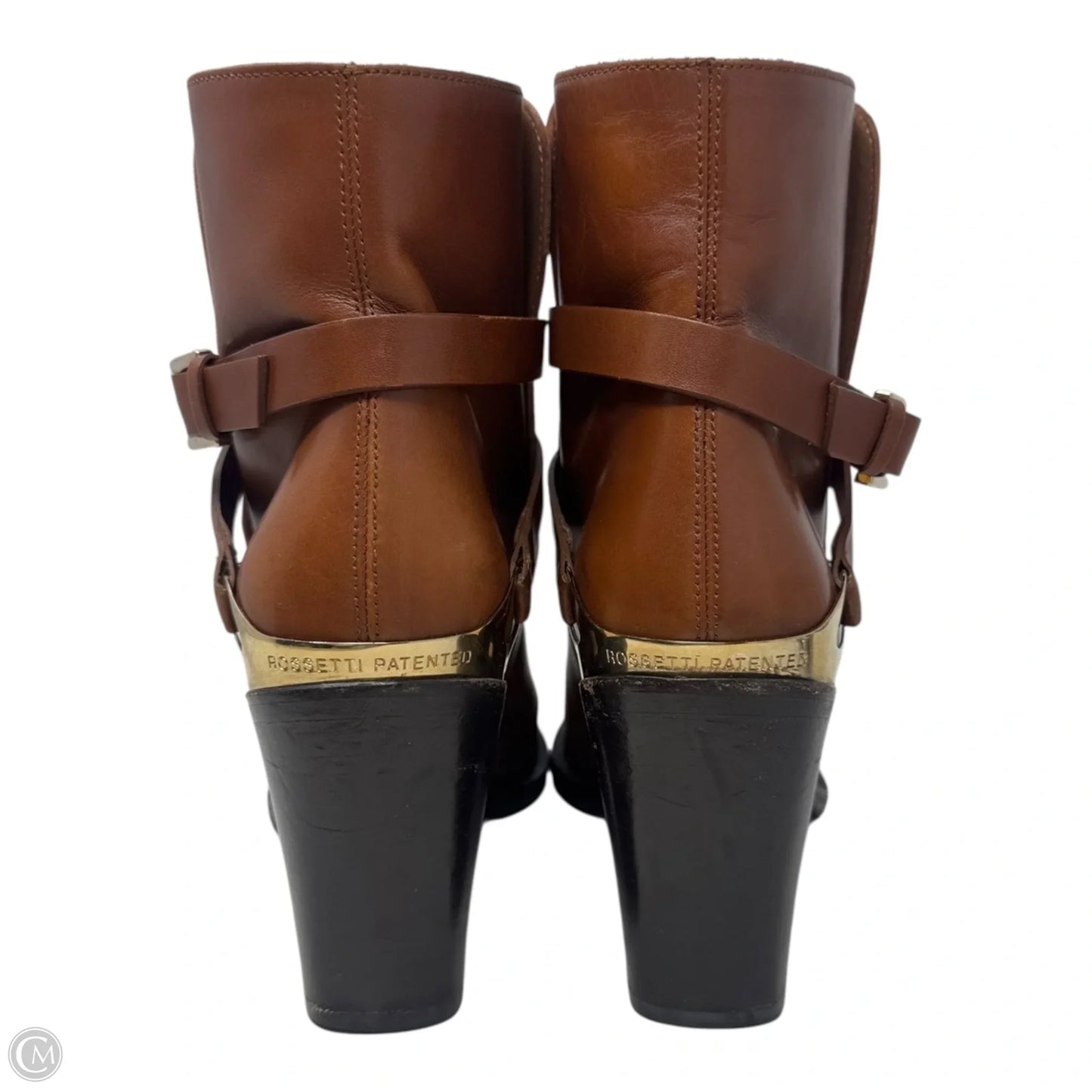 Lady Antique Boots Ankle Heels By Fratelli Rossetti In Brown, Size: 7