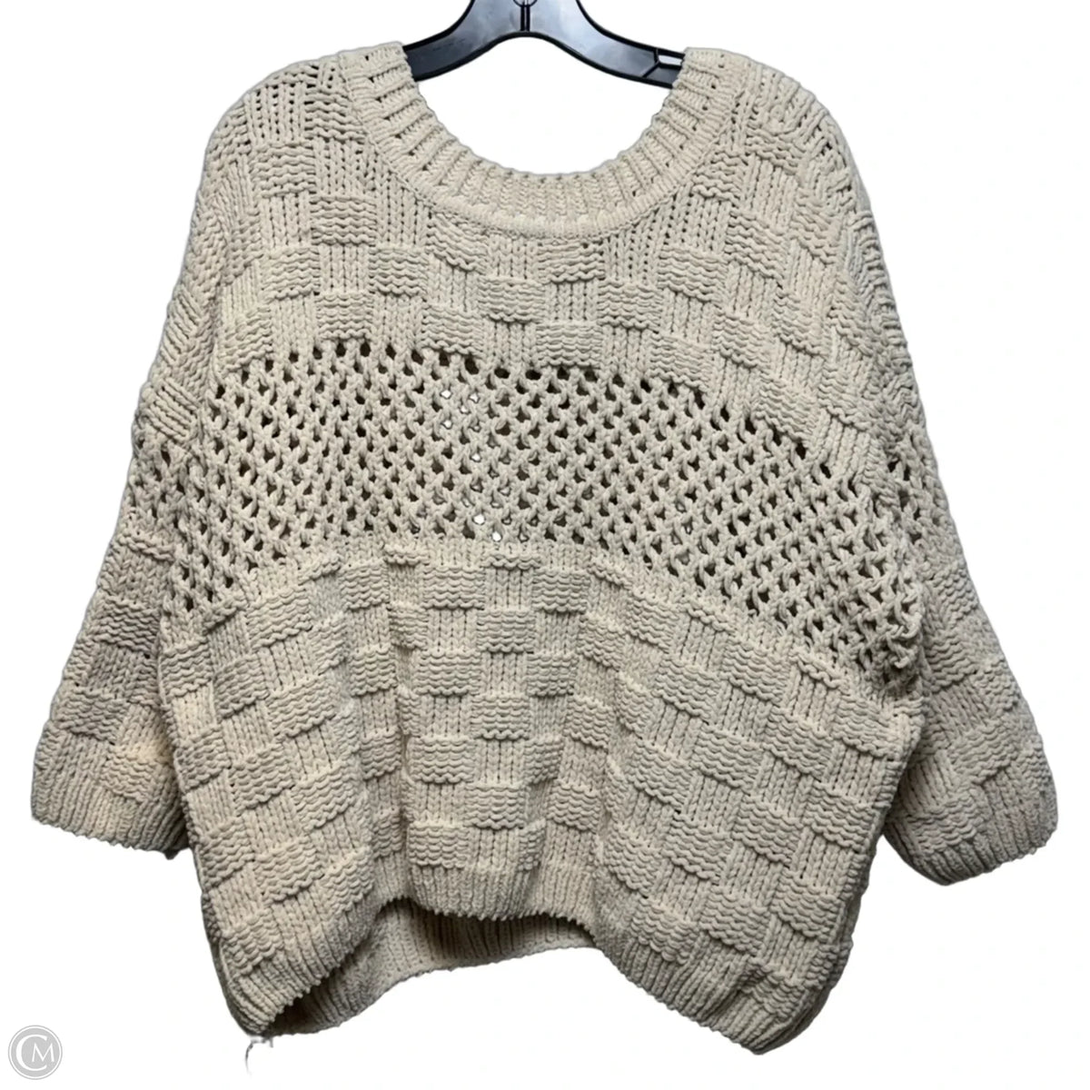 Sweater By Moth In Cream, Size: L